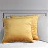 Retro Gold Heritage Plush Velvet Cushion Cover - Pair