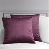 Winter Plum Heritage Plush Velvet Cushion Cover - Pair