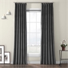 Pepper Grey Heritage Plush Velvet Curtain