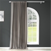 Neutral Grey Extra Wide Blackout Room Darkening Curtain