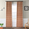 Nouveau Rust Blackout Room Darkening Curtain