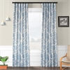 Tea Time China Blue Blackout Room Darkening Curtain