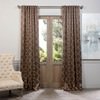 Seville Taupe & Gold Blackout Curtain