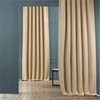 Millet Faux Linen Room Darkening Curtain