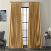 Dandelion Gold Faux Linen Extra Wide Room Darkening Curtain