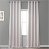 Birch Faux Linen Grommet Room Darkening Curtain