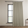 Oatmeal Faux Linen Extra Wide Room Darkening Curtain