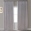 Clay Faux Linen Extra Wide Room Darkening Curtain