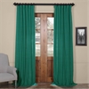 Teal Hand Weaved Cotton Curtain