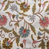 Marlow Embroidered Cotton Crewel Swatch