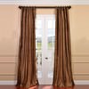 Mocha Textured Dupioni Silk Curtain