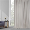 Supreme Cream Dune Textured Solid Cotton Curtain Pair (2 Panels)