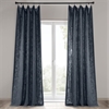 British Navy Heavy Faux Linen Curtain