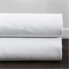 White Italian Textured Faux Linen Hotel Blackout Swatch