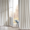 Signature Excursion Ivory Faux Linen Blackout Curtain