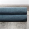 Ovation Blue Vintage Thermal Cross Linen Weave Blackout Swatch