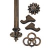 Istanbul Antique Bronze Prepacked Wooden Rod Set