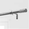 Modern Barrel Extendable Metal Rod Set- Nickel