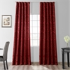 Astoria Red & Bronze Designer Damask Curtain