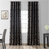 Astoria Black & Grey Designer Damask Curtain