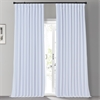 Ice Blackout Extra Wide Vintage Textured Faux Dupioni Curtain