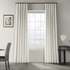 Mist Grey Vintage Textured Faux Dupioni Silk Curtain