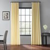 Crescent Moon Blackout Vintage Textured Faux Dupioni Silk Curtain