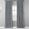 Creative Grey Vintage Dupioni Hotel Blackout Curtain