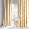 Illusions Yellow Printed Cotton Hotel Blackout Curtain