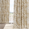 Edina Washed Mustard Printed Cotton Curtain