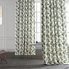 Artemis Olive Green Printed Cotton Curtain