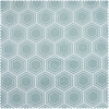 Honeycomb Ripple Aqua Printed Cotton Swatch