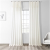 Fresh Popcorn Solid Cotton Tie-Top Curtain