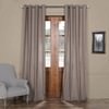 Millstone Gray Solid Cotton Grommet Curtain