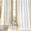 Fresh Popcorn and Shaker Beige Vertical Colorblock Panama Curtain