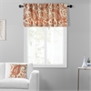 Edina Rust Printed Cotton Window Valance