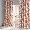 Indonesian Rust Printed Cotton Hotel Blackout Curtain