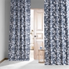 Fleur Blue Printed Cotton Hotel Blackout Curtain