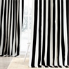 Cabana Black Printed Cotton Curtain