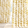 Triad Gold Printed Cotton Twill Curtain