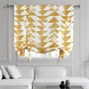 Triad Gold Printed Cotton Tie-Up Window Shade