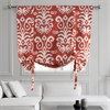 Sri Lanka Rust Printed Cotton Tie-Up Window Shade