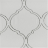 Florentina Silver Embroidered Sheer Swatch