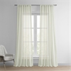 Aruba Gold Striped Linen Sheer Curtain