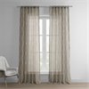 Grecian Taupe Printed Sheer Curtain