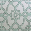 SeaGlass Blue Printed Faux Linen Sheer Swatch