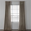 Nighthawk Grey Yarn Dyed Designer Faux Raw Textured Silk Curtain