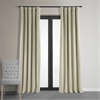 Signature Cool Beige Blackout Velvet Curtain