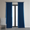 Signature Union Blue Blackout Velvet Curtain