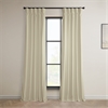 Light Beige Heritage Plush Velvet Curtain